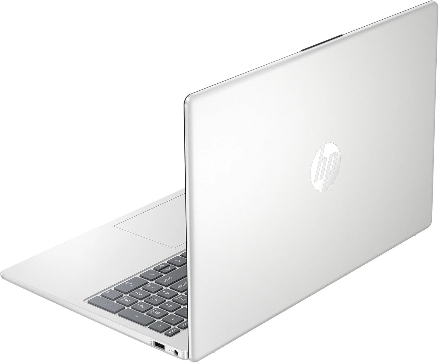 HP 15.6" FHD Touchscreen Business Laptop Computer, 8-Core AMD Ryzen 7 Processor, 12GB RAM 512GB Storage (256GB SSD+256GB Docking Set), AMD Radeon Graphics, Windows 11, NLY Earphones, Natural Silver
